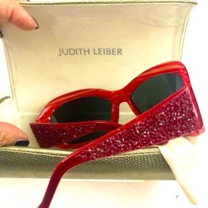 Judith Leiber jeweled sunglasses